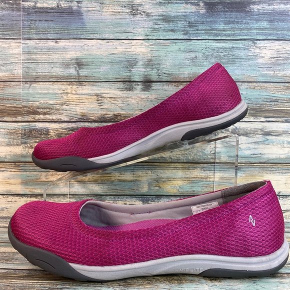 Eddie Bauer Pink Slip On Loafers Shoe Womens 9.5M Round Toe Walking Casual Flats - Picture 2 of 13